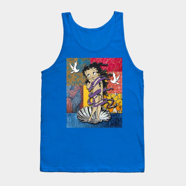 Betty Boop Birth of Venus Tank Top by artbyomega